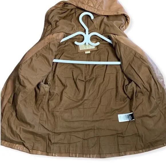 michael Kors Leather Jacket - Picture 3 of 14